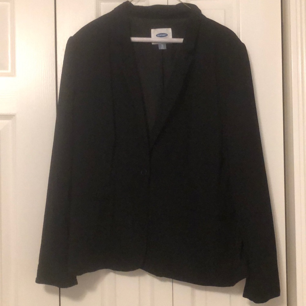 Casual cotton blazer, great for maternity